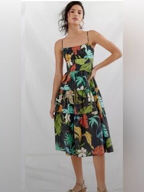 Delfi Collective Tiered Midi Dress